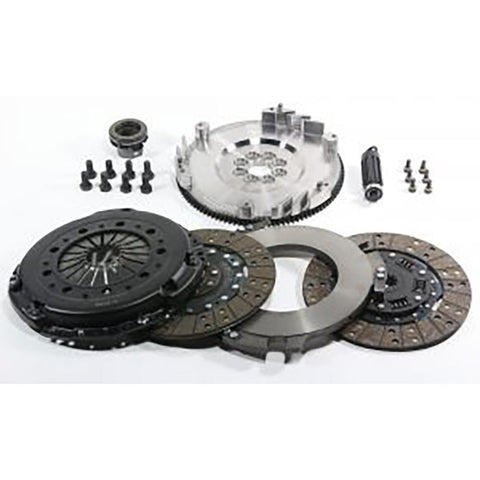 DKM Clutch MS Twin Disc Clutch Kit w/Steel Flywheel | 2000-2006 BMW E46 M3 (MS-006-054)
