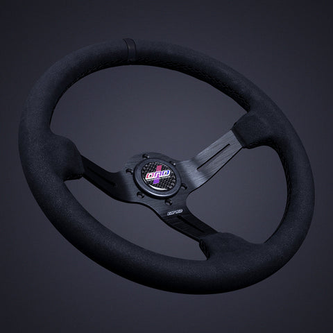 DND 75mm Alcantara Race Steering Wheel (ARW-BK)