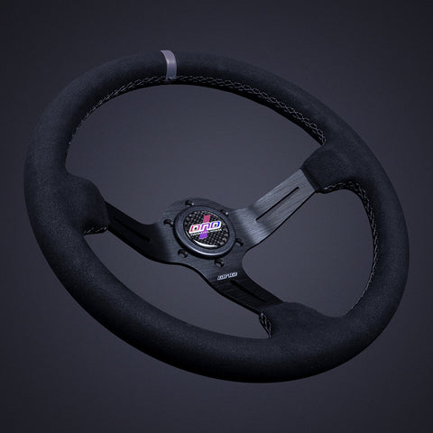 DND 75mm Alcantara Race Steering Wheel (ARW-BK)