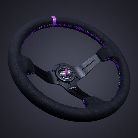 DND 75mm Alcantara Race Steering Wheel (ARW-BK)