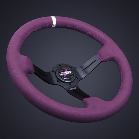 DND Full Colored Alcantara Race Steering Wheel (FCAW-BLU)