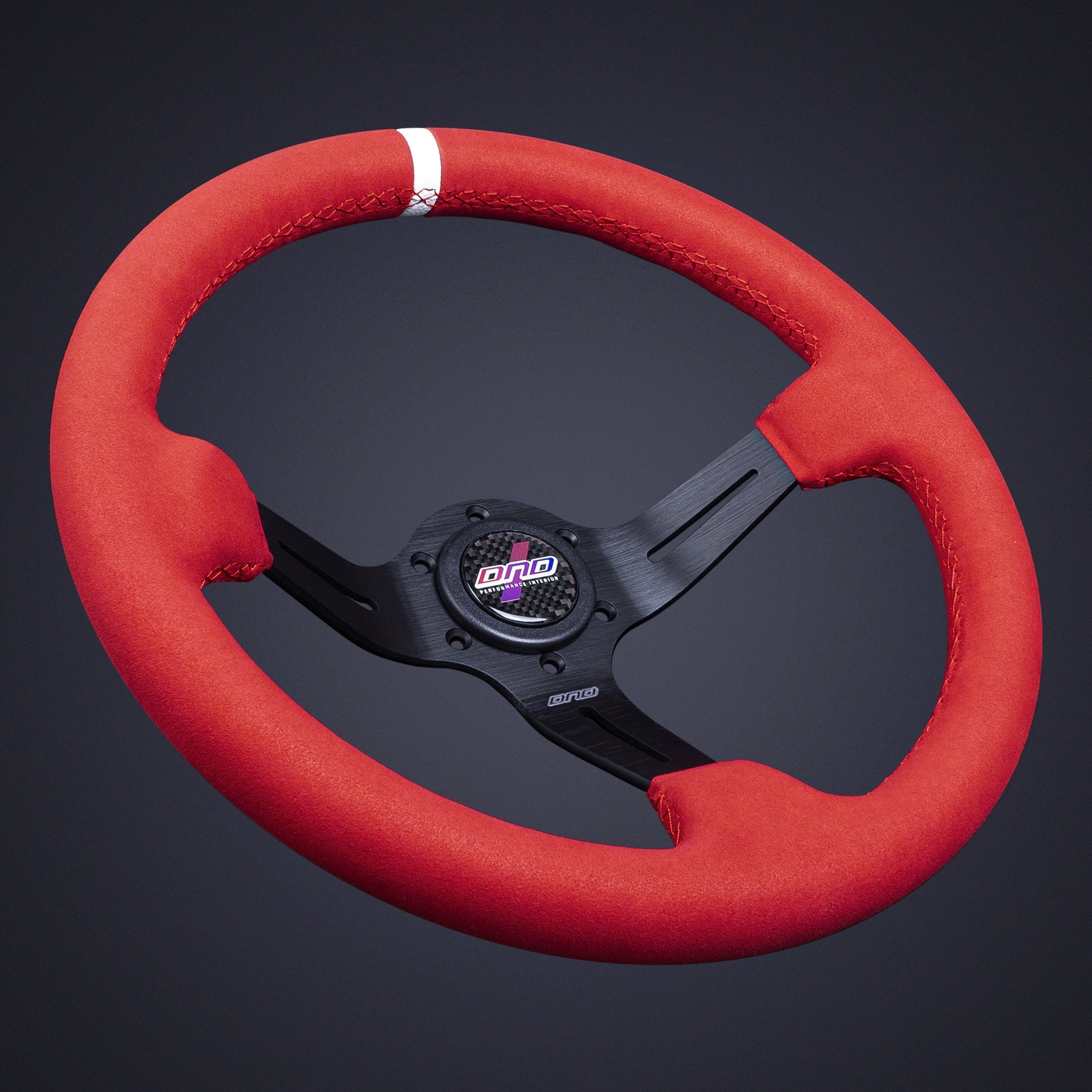 DND Full Colored Alcantara Race Steering Wheel (FCAW-BLU
