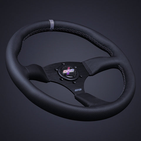DND Perforated Leather Touring Steering Wheel (PTW-GR)