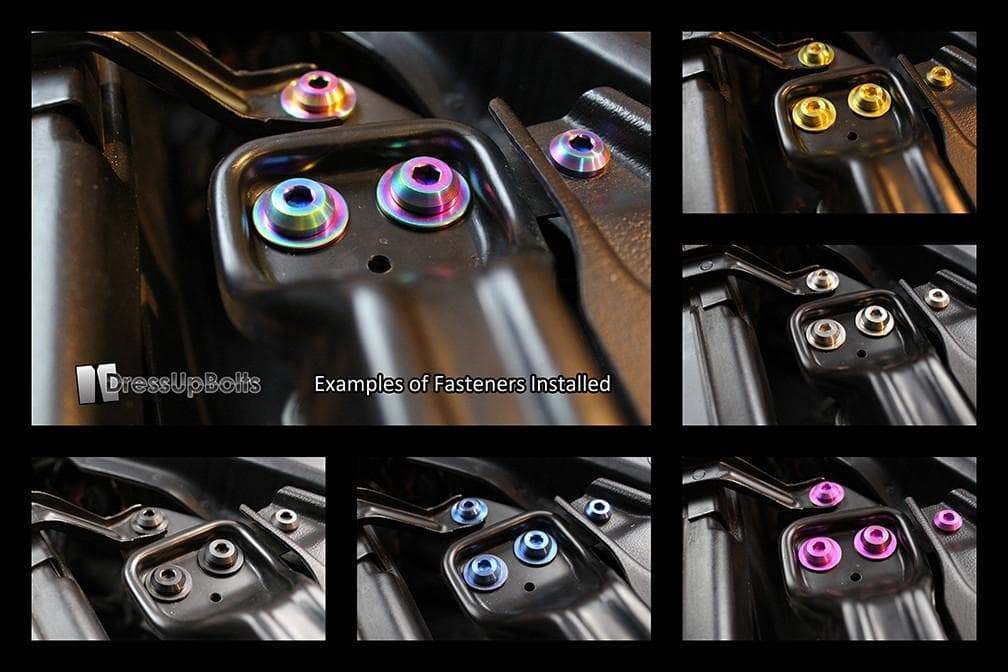Dress Up Bolts Titanium Partial Engine Bay Kit