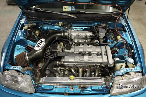 Dress Up Bolts Titanium Partial Engine Bay Kit | 1988-1991 Honda Civic EF (HON-031-Ti)