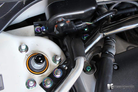 Dress Up Bolts Titanium Engine Bay Kit | 2004-2008 Acura TSX (HON-001-Ti)