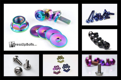 Dress Up Bolts Titanium Engine Bay Kit | 2011-2015 Honda CRZ (HON-029-Ti)