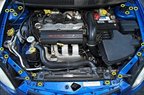Dress Up Bolts Titanium Engine Bay Kit | 2003-2005 Dodge Neon SRT-4 (DOD-001-Ti)