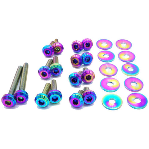 Dress Up Bolts Titanium Hardware Engine Bay Kit | 2015-2021 Volkswagen GTI (VKW-001)