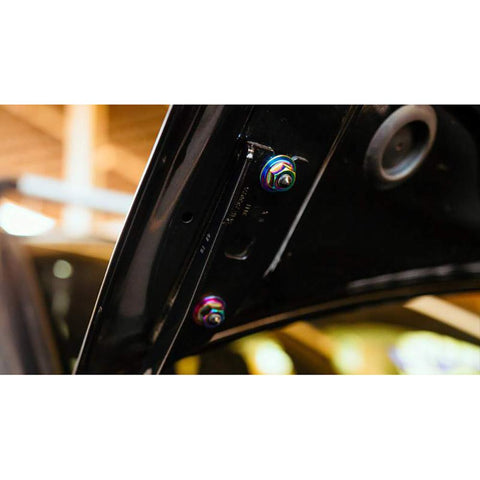 Dress Up Bolts Titanium Hardware Hood Kit | 2015-2021 Volkswagen GTI (VKW-002-Ti)