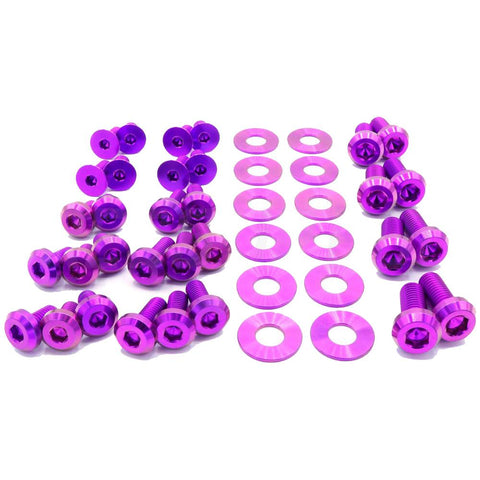 Dress Up Bolts Titanium Hardware Door Kit | 2015-2021 Volkswagen GTI (VKW-003-Ti-GLD/TB/PRP/RED/BLK/BLU/POL)