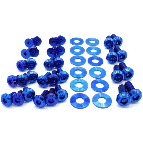 Dress Up Bolts Titanium Hardware Door Kit | 2015-2021 Volkswagen GTI (VKW-003-Ti-GLD/TB/PRP/RED/BLK/BLU/POL)