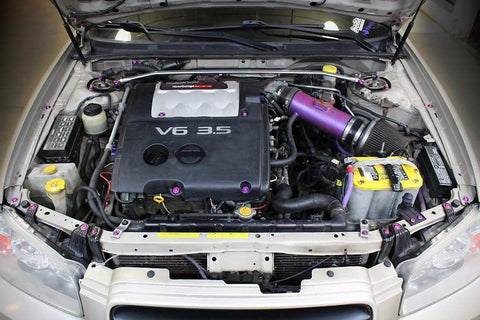 Dress Up Bolts Titanium Engine Bay Kit | 2000-2001 Infiniti I30 (NIS-049-Ti)