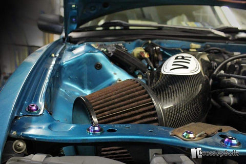 Dress Up Bolts Titanium Full Engine Bay Kit | 1988-1991 Honda Civic EF (HON-030-Ti)