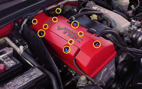 Dress Up Bolts Stage 1 F20C/F22C1 Engine Kit | 2000-2009 Honda S2000 (HON-018-Ti)