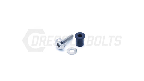 Dress Up Bolts Titanium Wideboy Hardware Combo - 4  (ACC-016-Ti-BLK)