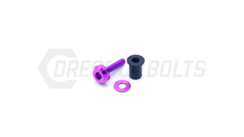 Dress Up Bolts Titanium Wideboy Hardware Combo - 4  (ACC-016-Ti-BLK)