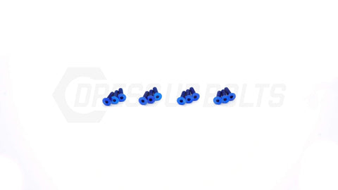 Dress Up Bolts Titanium Hardware Kit for AeroCatch Hood Pins  (ACC-020-Ti-BLK)