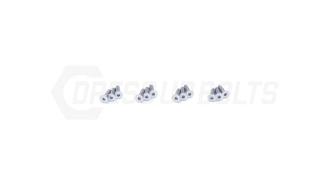 Dress Up Bolts Titanium Hardware Kit for AeroCatch Hood Pins  (ACC-020-Ti-BLK)