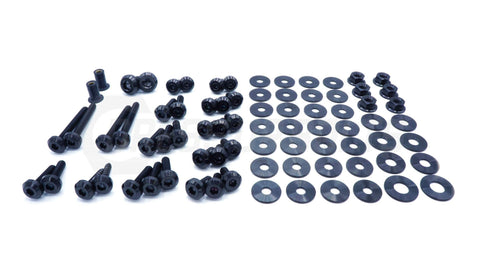 Dress Up Bolts Stage 1 Hardware Engine Bay Kit | 2007-2013 BMW 335i (BMW-002-Ti-BLK)