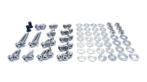 Dress Up Bolts Stage 1 Hardware Engine Bay Kit | 2007-2013 BMW 335i (BMW-002-Ti-BLK)