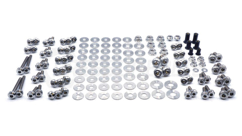 Dress Up Bolts Stage 2 Titanium Hardware Engine Bay Kit | 2007-2013 BMW 335i (BMW-003-Ti-BLK)