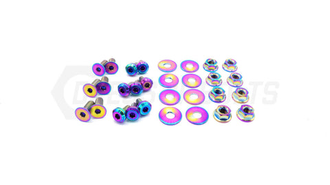 Dress Up Bolts Titanium Hardware Door Kit | 2007-2013 BMW 335i (BMW-006-Ti-BLK)