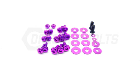 Dress Up Bolts Titanium Hardware Hood Kit | 2007-2013 BMW 335i (BMW-007-Ti-BLK)