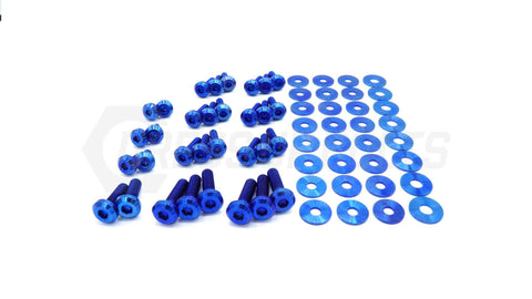 Dress Up Bolts Stage 1 Titanium Hardware Engine Bay Kit | 2016-2021 Chevrolet Camaro (CHE-004-Ti-BLK)