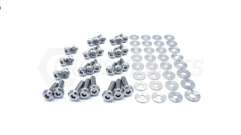 Dress Up Bolts Stage 1 Titanium Hardware Engine Bay Kit | 2016-2021 Chevrolet Camaro (CHE-004-Ti-BLK)