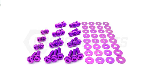 Dress Up Bolts Stage 1 Titanium Hardware Engine Bay Kit | 2016-2021 Chevrolet Camaro (CHE-004-Ti-BLK)