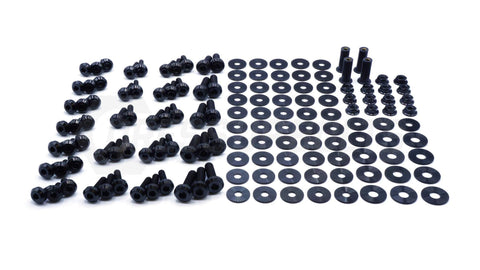 Dress Up Bolts Stage 2 Titanium Hardware Engine Bay Kit | 2016-2021 Chevrolet Camaro (CHE-005-Ti-BLK)