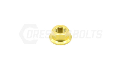 Dress Up Bolts M10x1.25 Titanium Nut  (IND-009-Ti-BLK)