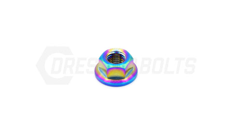 Dress Up Bolts M10x1.25 Titanium Nut  (IND-009-Ti-BLK)