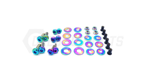 Dress Up Bolts Stage 2 Titanium Hardware Trunk Kit | 2016-2021 Chevrolet Camaro (CHE-010-Ti-BLK)