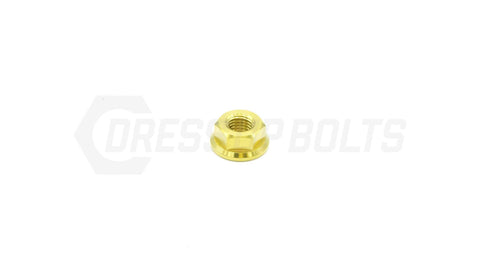 Dress Up Bolts M7x1 Titanium Nut  (IND-016-Ti-BLK)