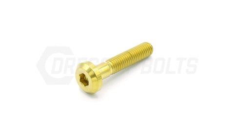 Dress Up Bolts M8x1.25x40mm Titanium Bolt  (IND-018-Ti-BLK)