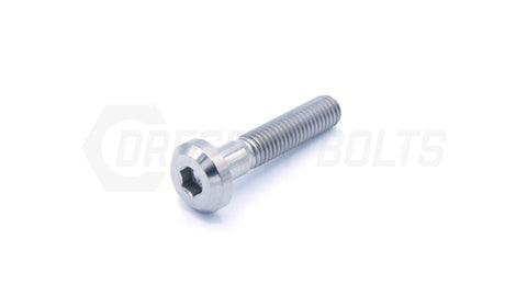 Dress Up Bolts M8x1.25x40mm Titanium Bolt  (IND-018-Ti-BLK)