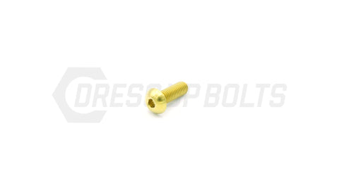 Dress Up Bolts M5x.8x15mm Titanium Button Head Bolt  (IND-019-Ti-BLK)