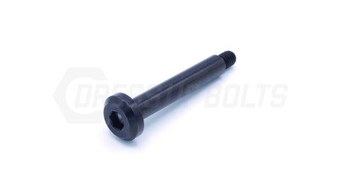 Dress Up Bolts M6x1x53mm Titanium Motor Head Shoulder Bolt  (IND-020-Ti-BLK)