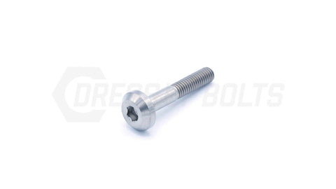 Dress Up Bolts M6x1x35mm Titanium Motor Head Bolt  (IND-026-Ti-BLK)