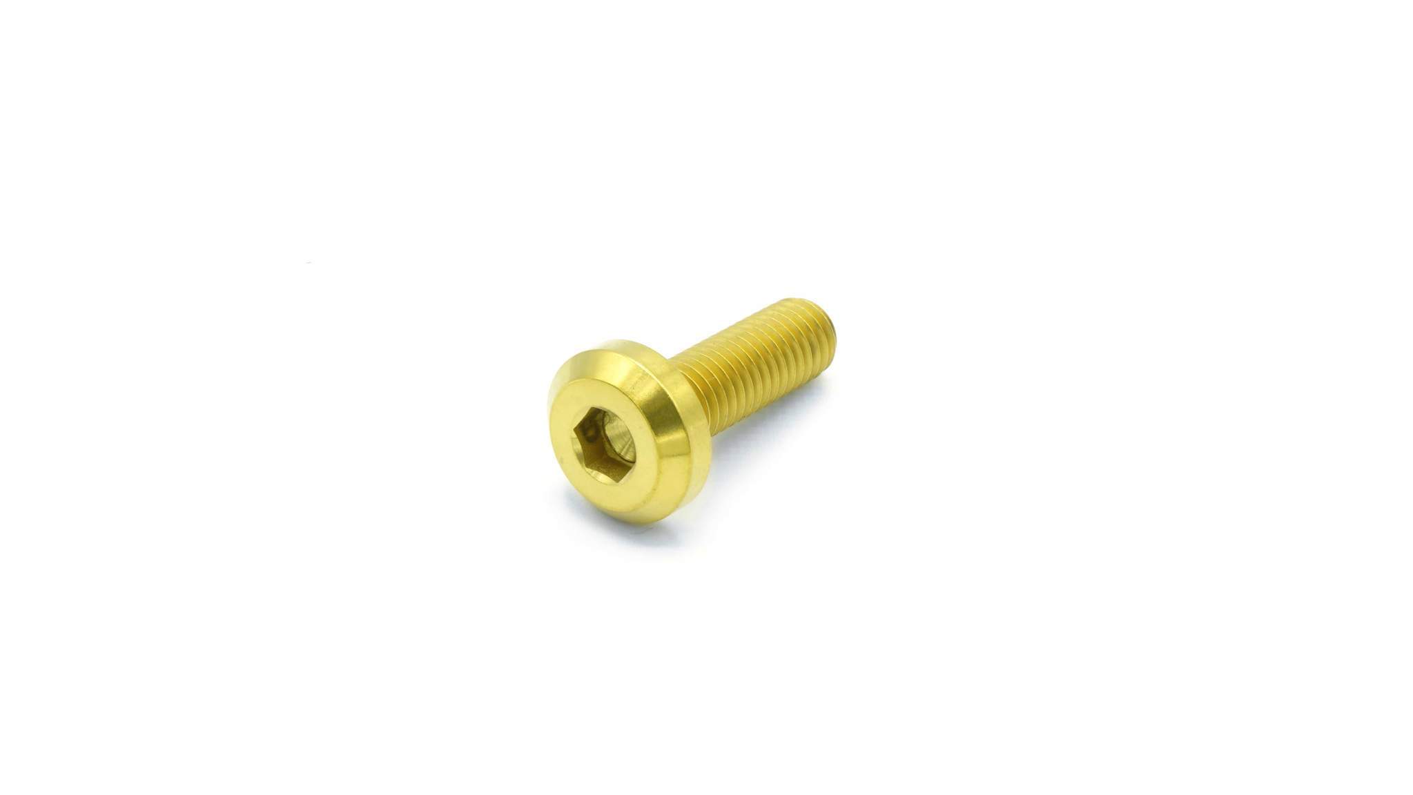 Dress Up Bolts M8x1.25x25mm Titanium Bolt (IND-034-Ti-BLK