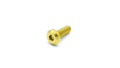 Dress Up Bolts M8x1.25x25mm Titanium Bolt  (IND-034-Ti-BLK)