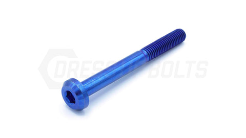 Dress Up Bolts M8x1.25x75mm Titanium Bolt  (IND-035-Ti-BLK)