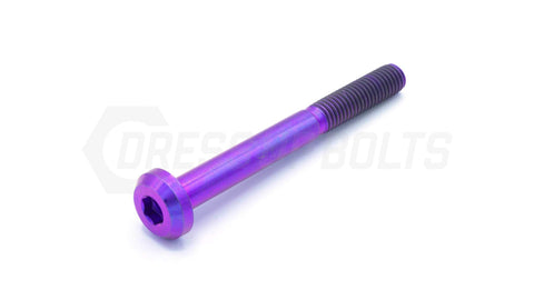 Dress Up Bolts M8x1.25x75mm Titanium Bolt  (IND-035-Ti-BLK)