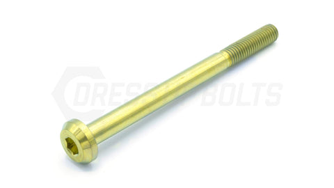 Dress Up Bolts M8x1.25x100mm Titanium Bolt  (IND-036-Ti-BLK)