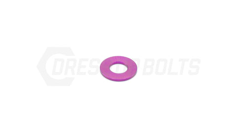 Dress Up Bolts M9 Titanium Washer  (IND-046-Ti-BLK)