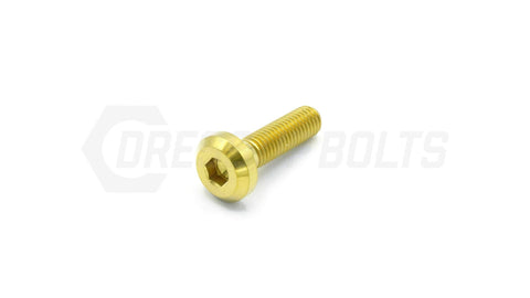 Dress Up Bolts M8x1.25x30mm Titanium Motor Head Bolt  (IND-048-Ti-BLK)