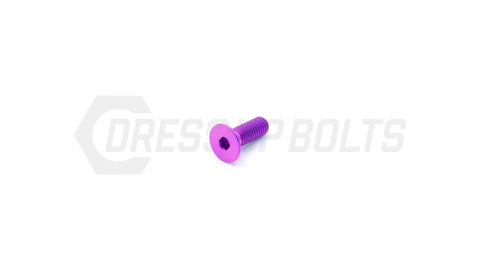 Dress Up Bolts M5x.8x15mm Titanium Countersunk Bolt  (IND-051-Ti-BLK)