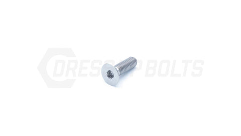 Dress Up Bolts M6x1x20mm Titanium Countersunk Bolt  (IND-054-Ti-BLK)